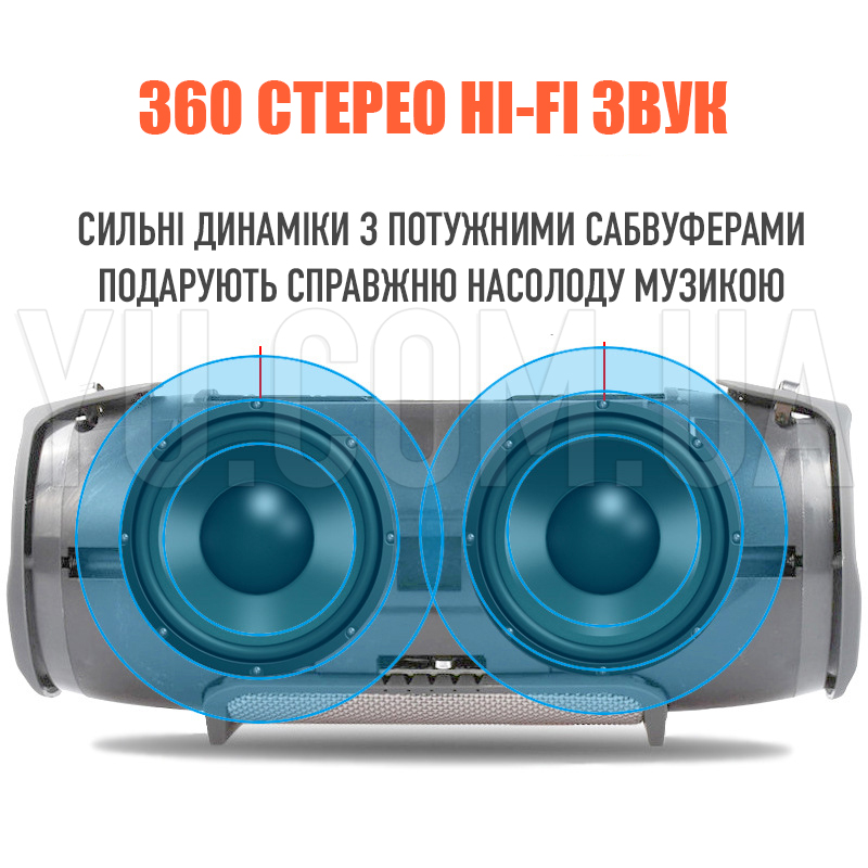 Портативна колонка XTREME 2 BIG, Bluetooth, радіо, speakerphone Портативна колонка XTREME 2 BIG, Bluetooth, радіо, speakerphone